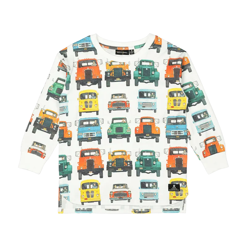 Rock Your Baby Convoy Long Sleeve Boxy Fit T'Shirt