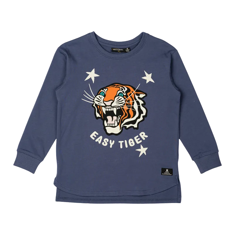 Rock Your Baby Easy Tiger Boxy Fit T-Shirt