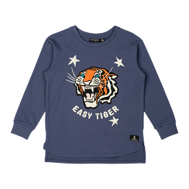 Rock Your Baby Easy Tiger Boxy Fit T-Shirt