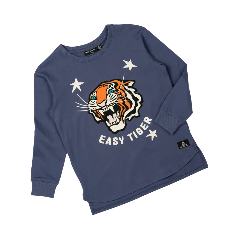 Rock Your Baby Easy Tiger Boxy Fit T-Shirt