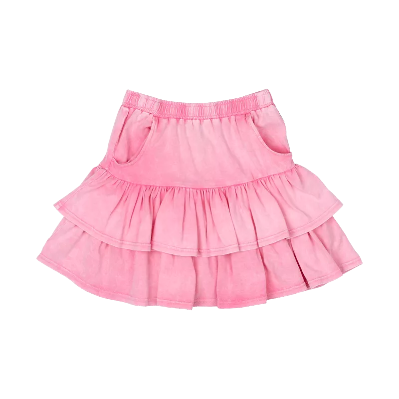 Rock Your Baby Pink Grunge Skirt