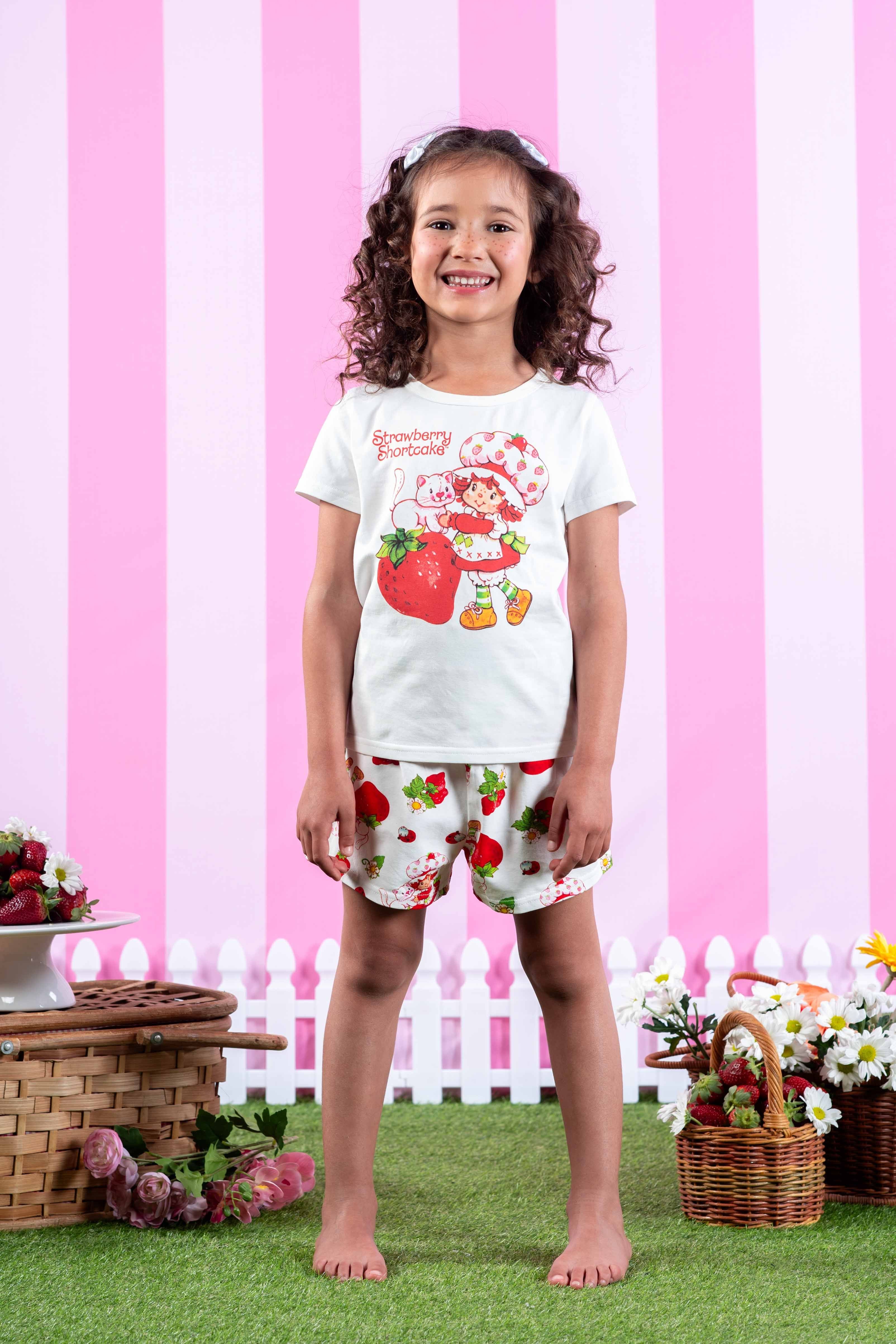 Rock Your Baby Strawberry Shortcake PJ Set