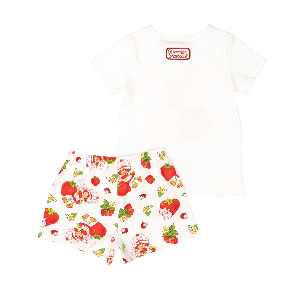 Rock Your Baby Strawberry Shortcake PJ Set