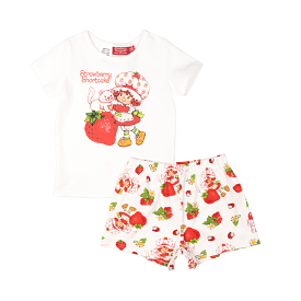 Rock Your Baby Strawberry Shortcake PJ Set