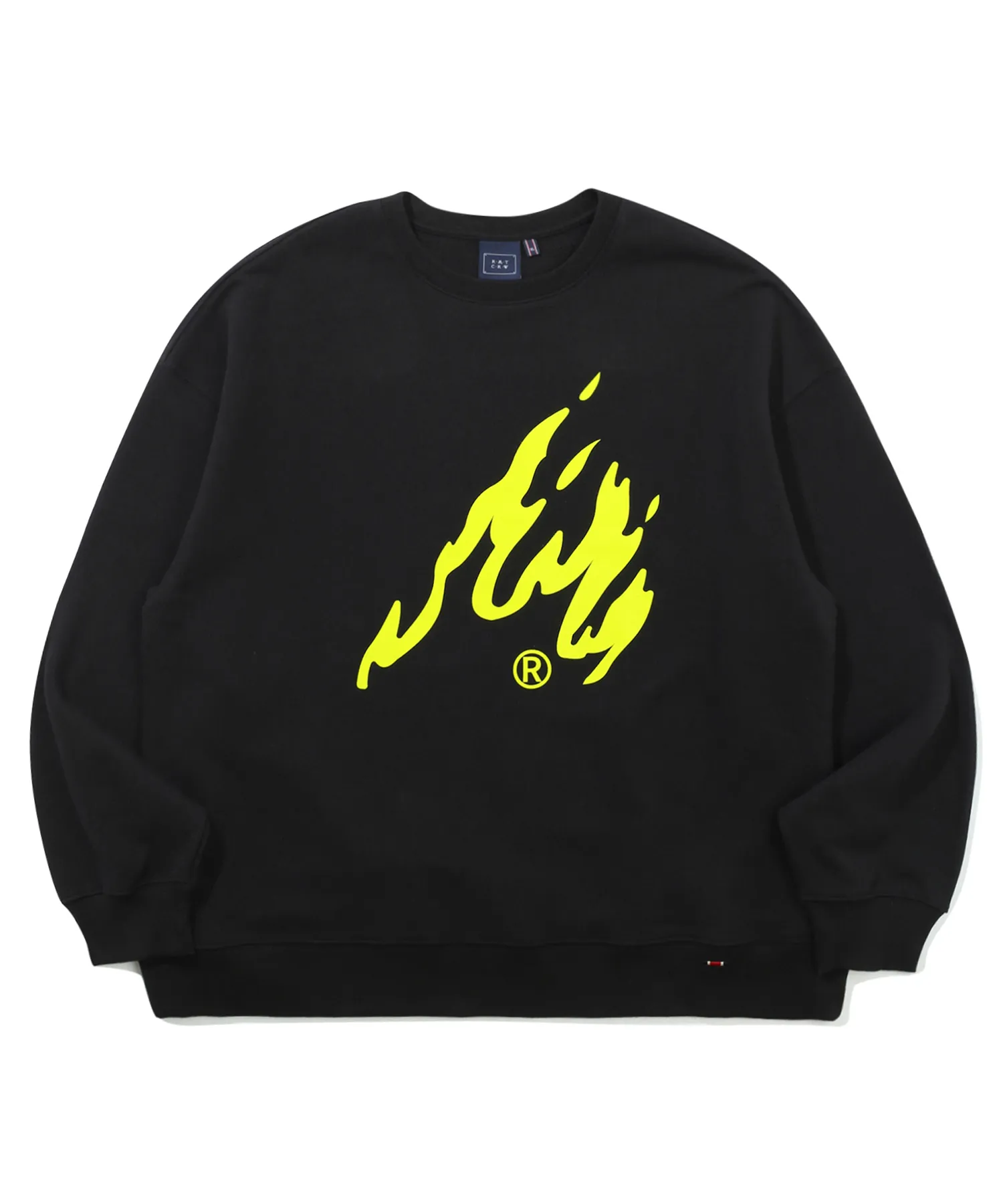 ROMANTIC CROWN  |[ROMANTIC CROWN]★BLAZE LOGO CREWNECK