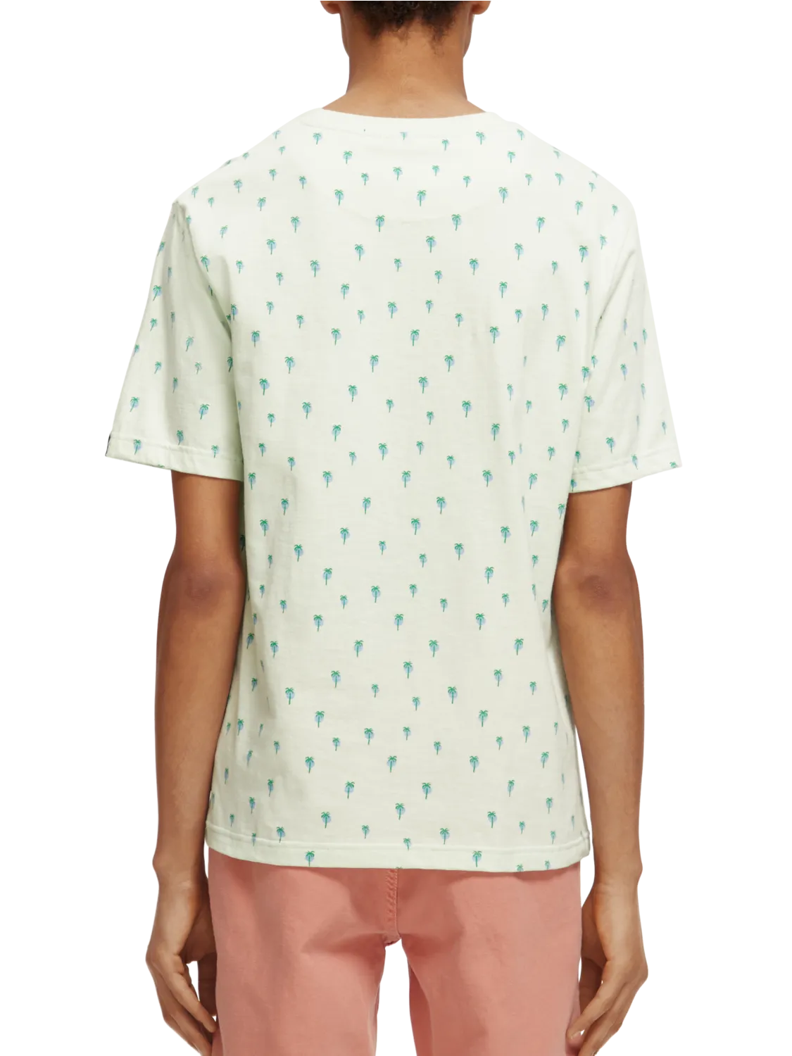 Scotch & Soda - Mini Palm Print Tee - Mint