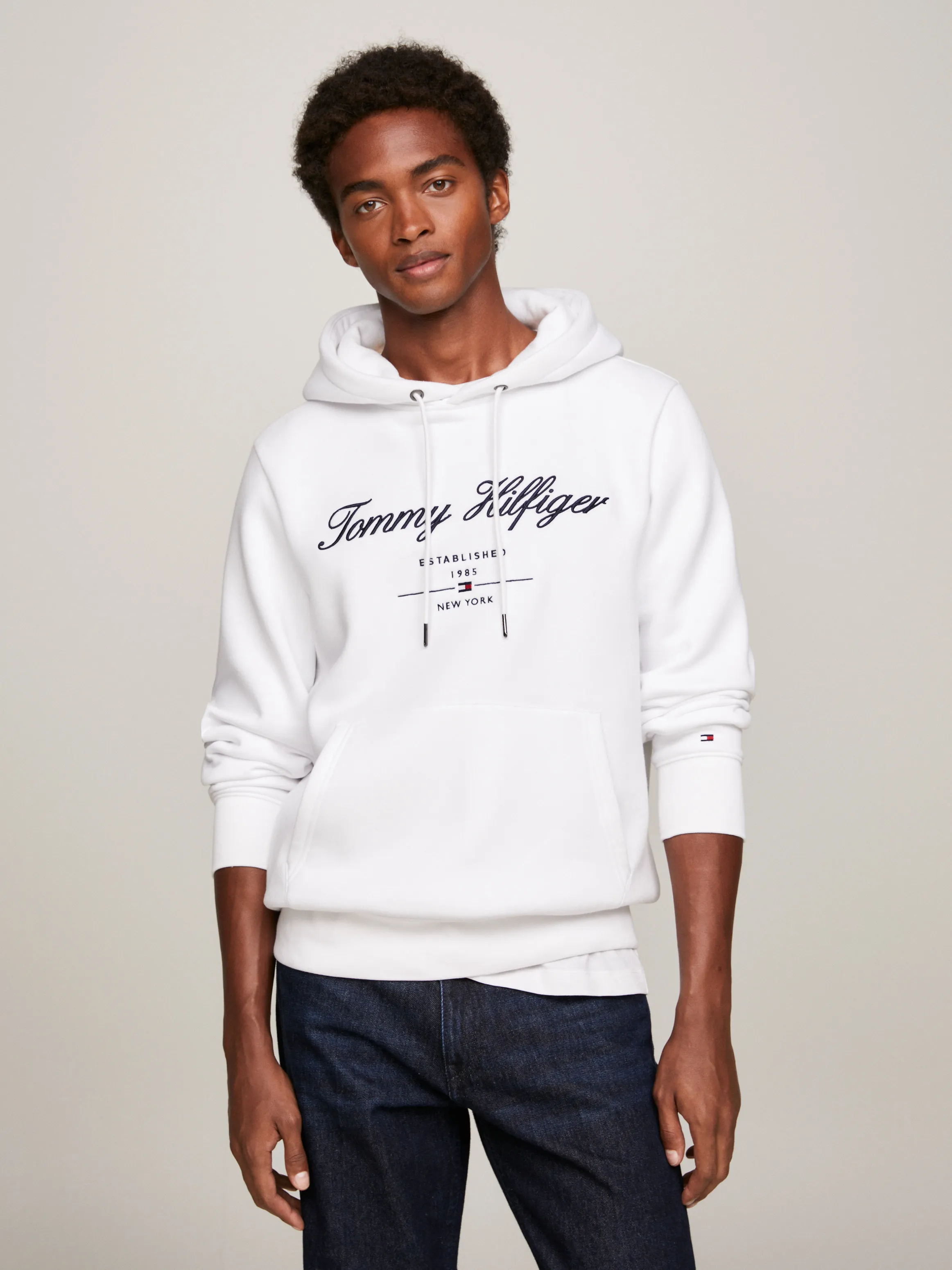 Script Logo Hoodie | Sweatshirts & Hoodies | Tommy Hilfiger