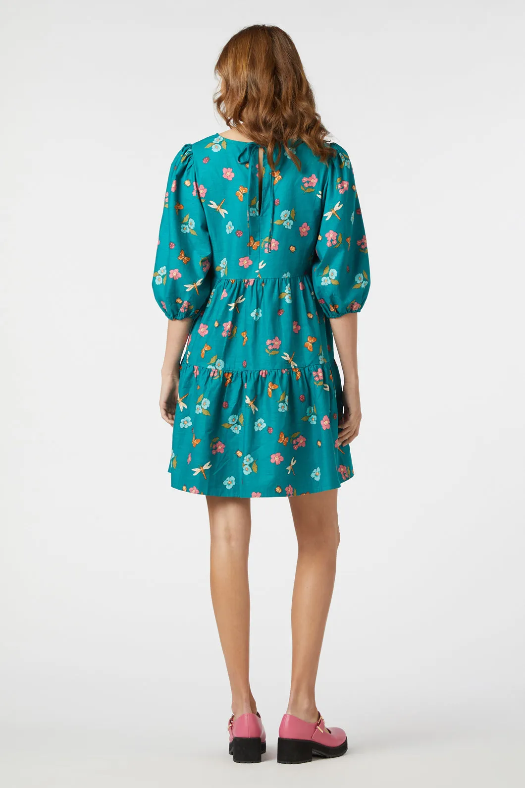 Serena Flora Smock Dress