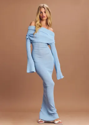 Seroya Galleria Maxi Dress | Powder Blue