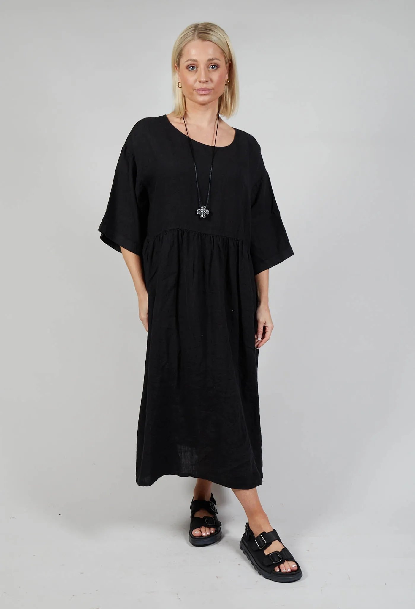 Smock Dress In Black