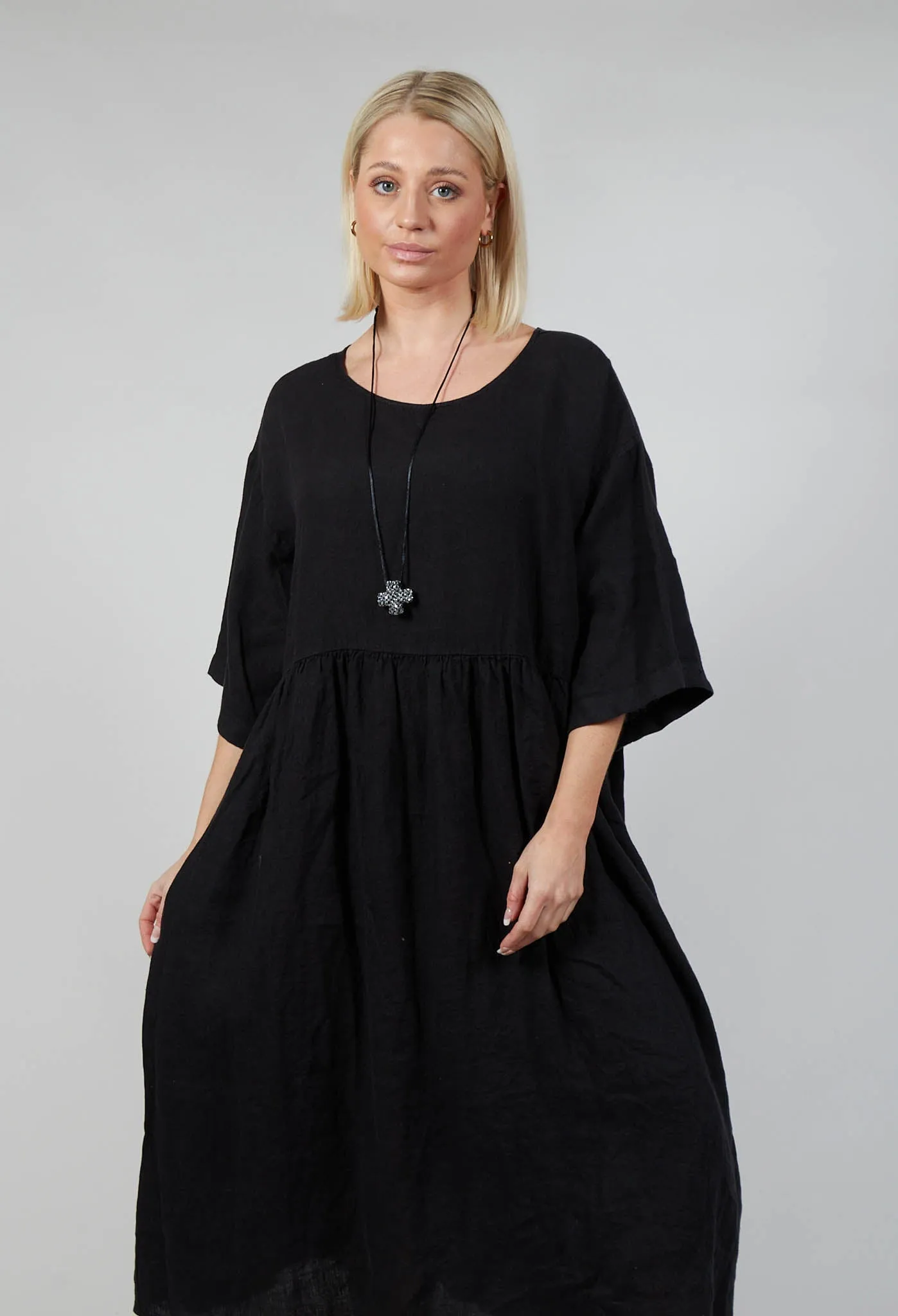 Smock Dress In Black