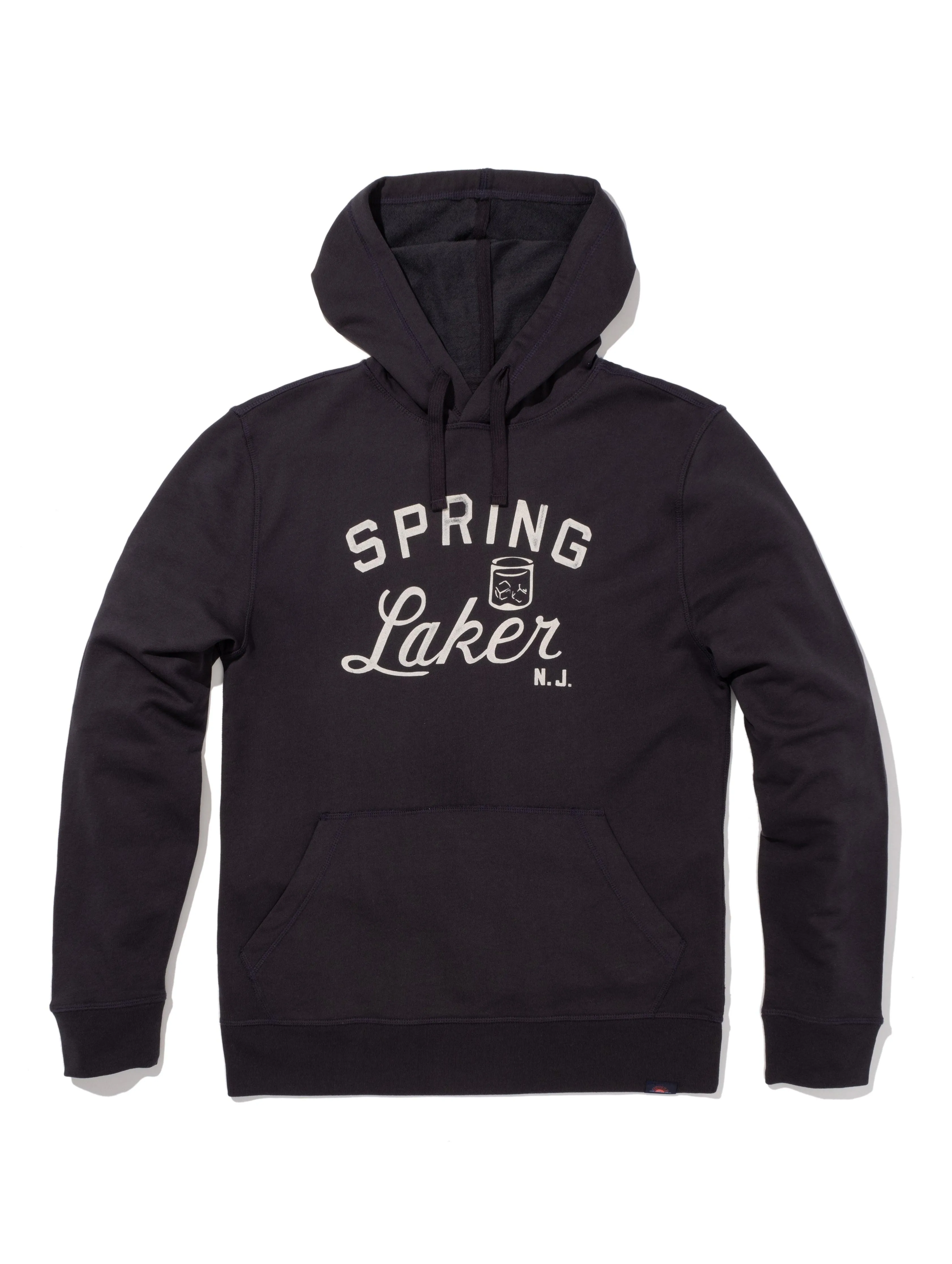 Spring Lake Popover Hoodie - Washed Black