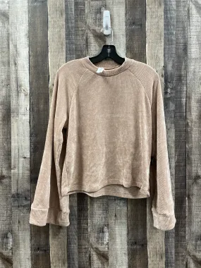 Sweater By Cme In Tan, Size: Xs