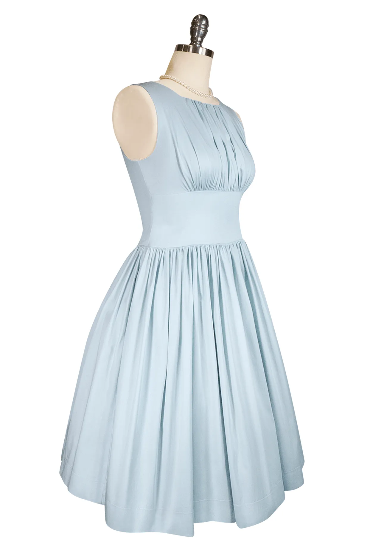 Tea Rose Classic Dress (Blue)