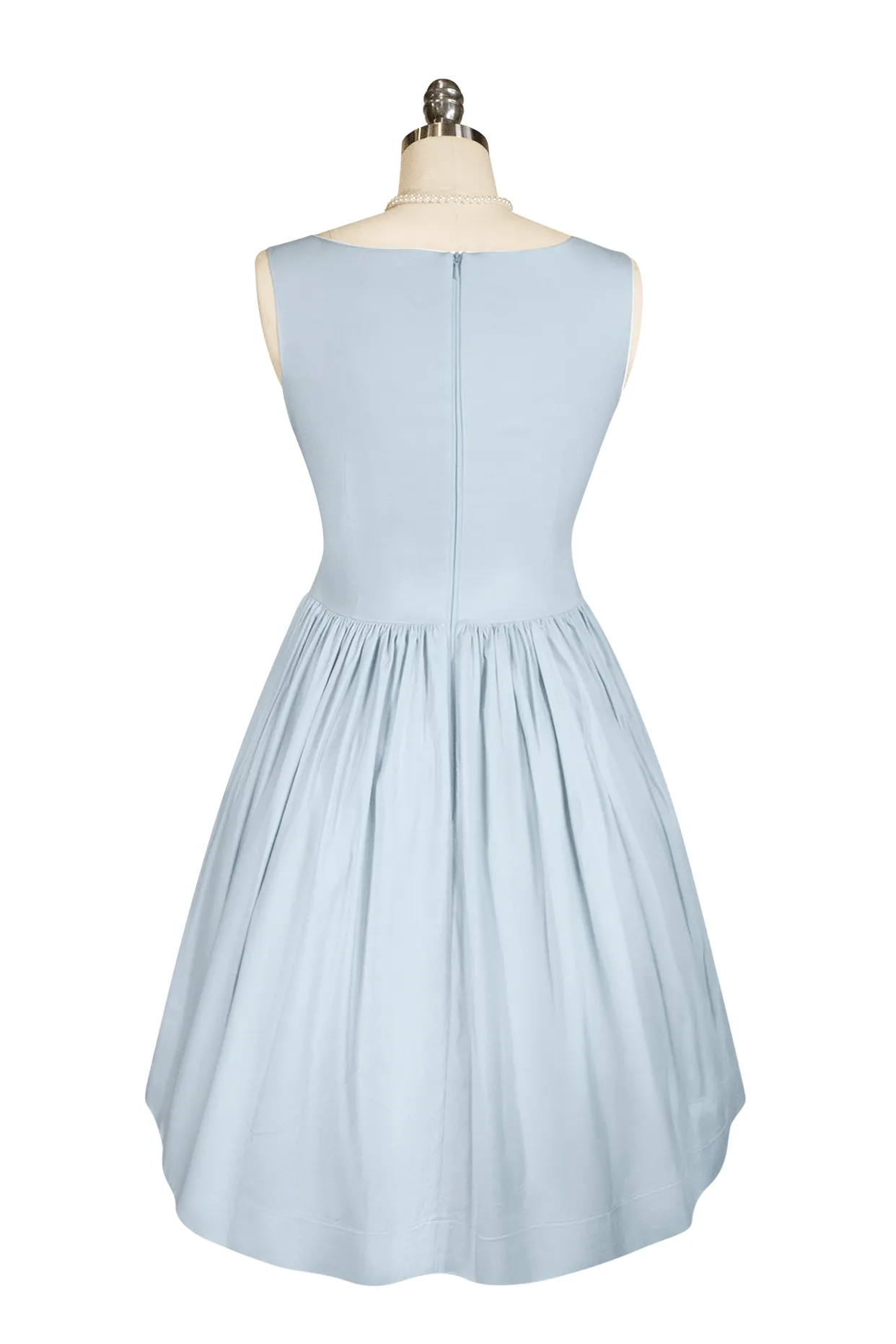 Tea Rose Classic Dress (Blue)