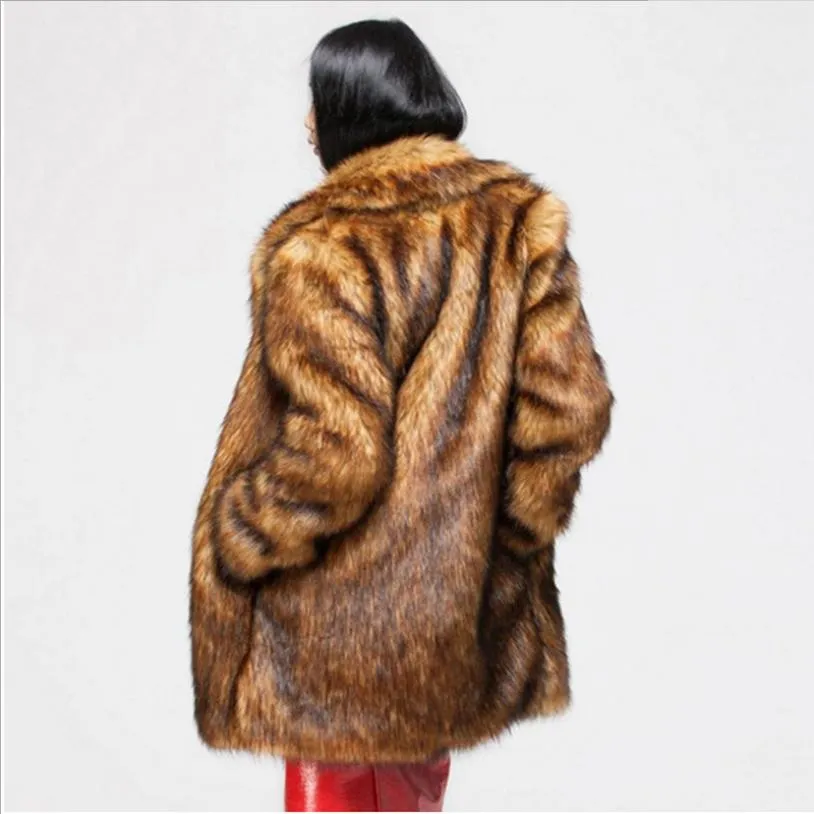 The Ensa Faux Fur Coat