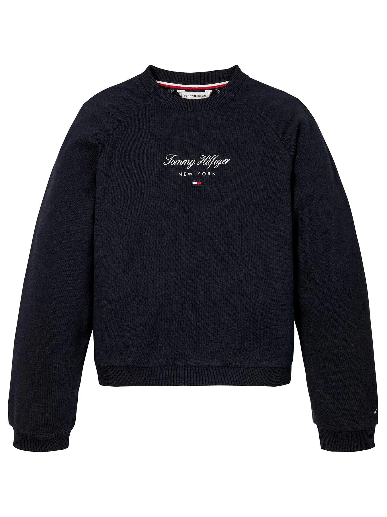 Tommy Hilfiger Girls Th Nyc Foil Sweatshirt - Navy