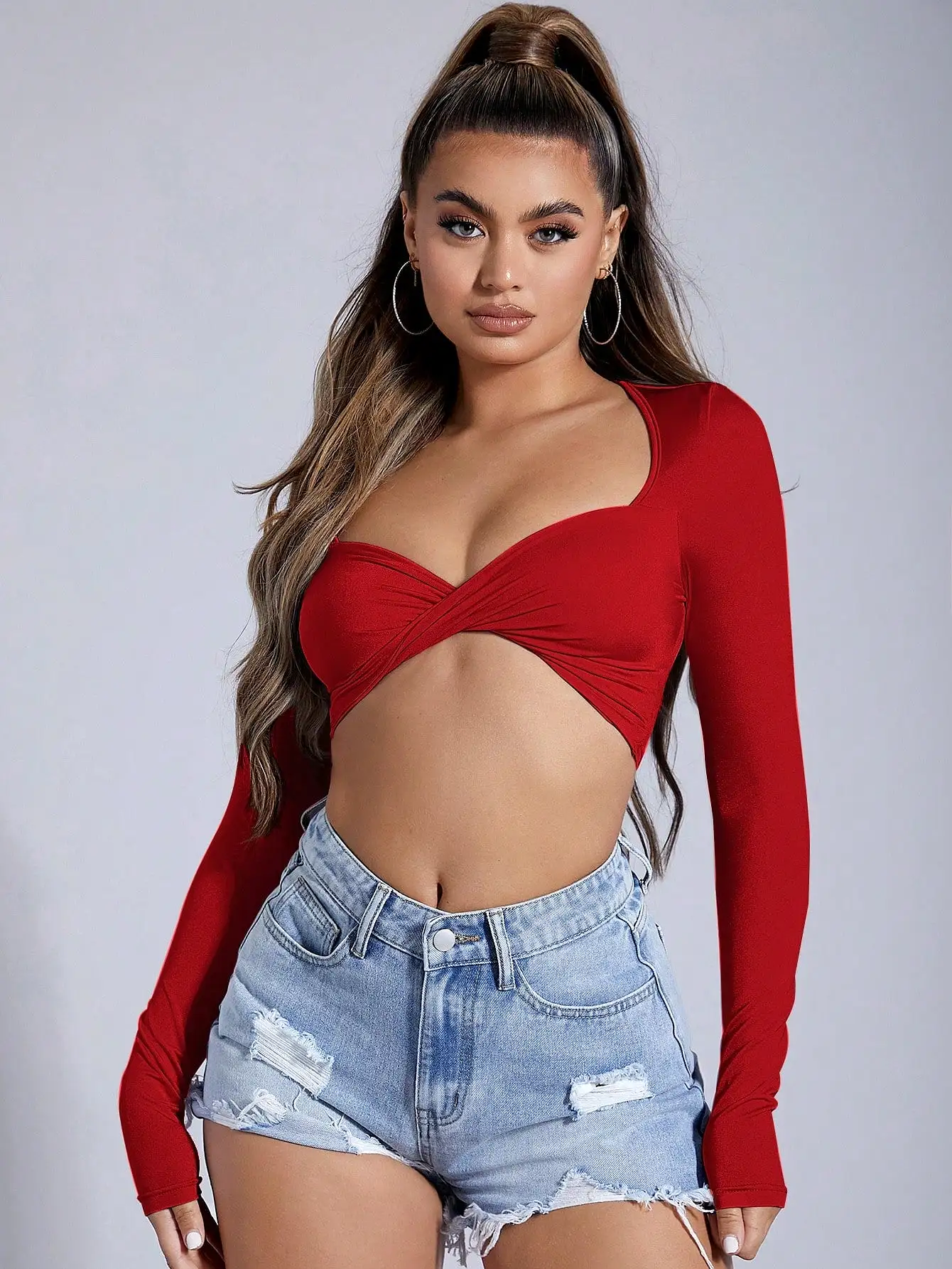 Twist Front Crop Top