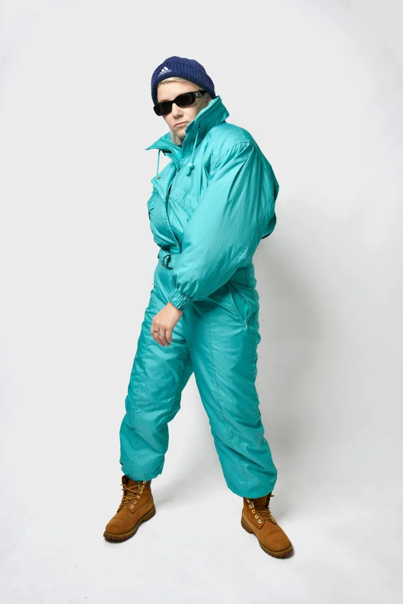 Vintage winter ski suit women