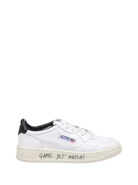 WOMAN AUTRY WHITE LEATHER MEDALIST LOW SNEAKER