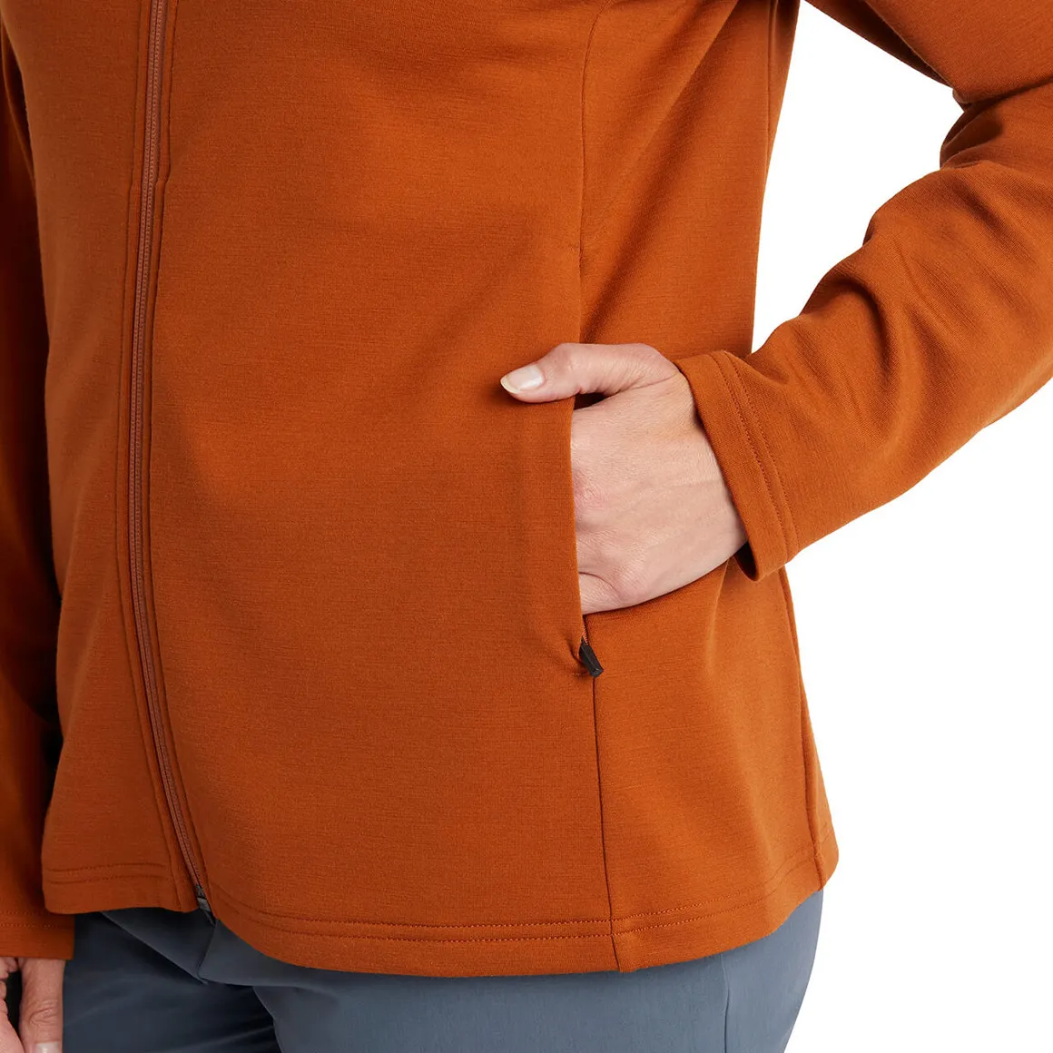 Women's Radiant Merino Jacket Maple Orange