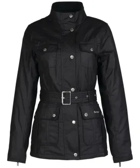 Women's Barbour Winter Belted Utility Waxed Jacket