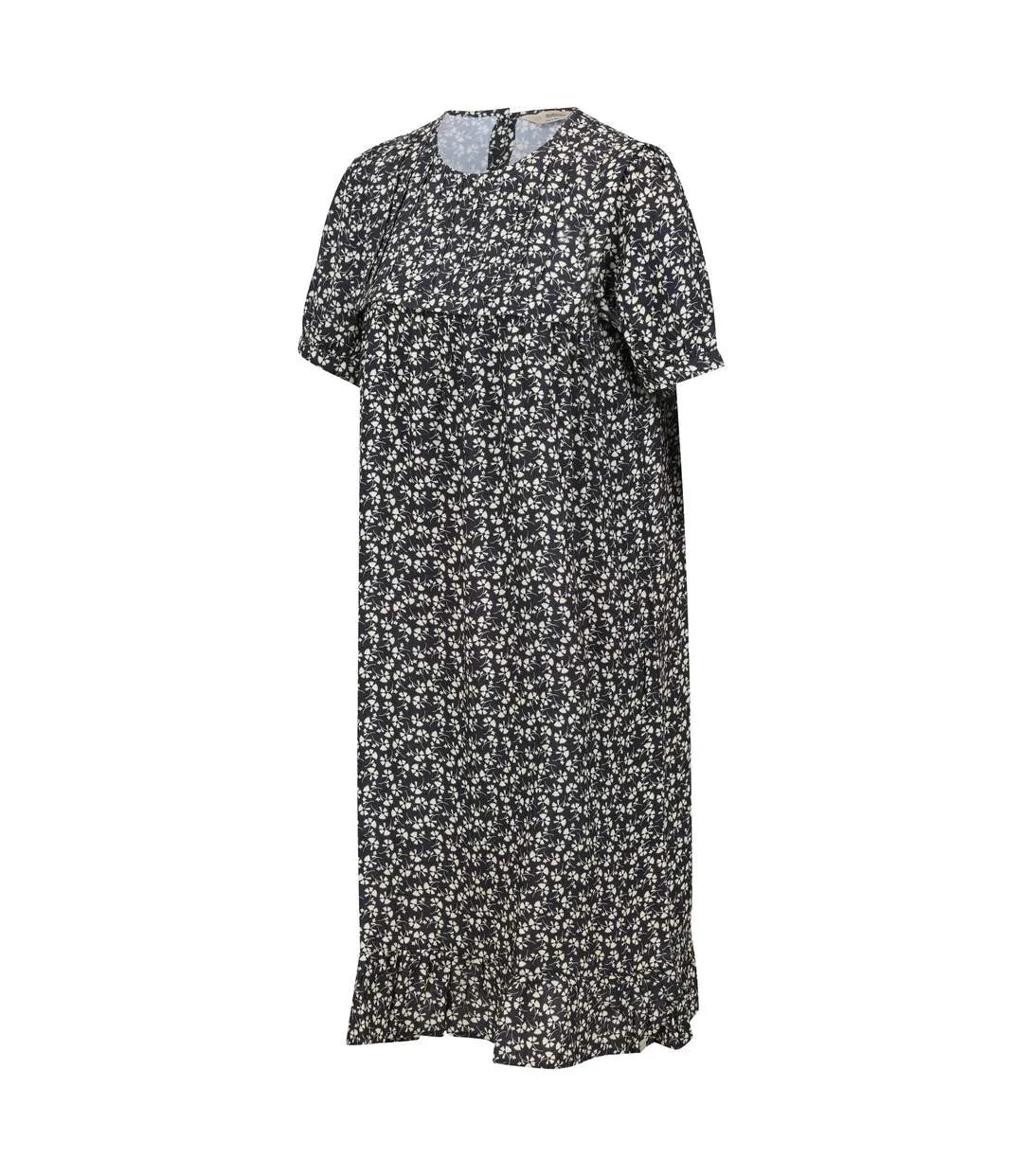 Womens/ladies orla kiely parsley short-sleeved smock dress black Regatta