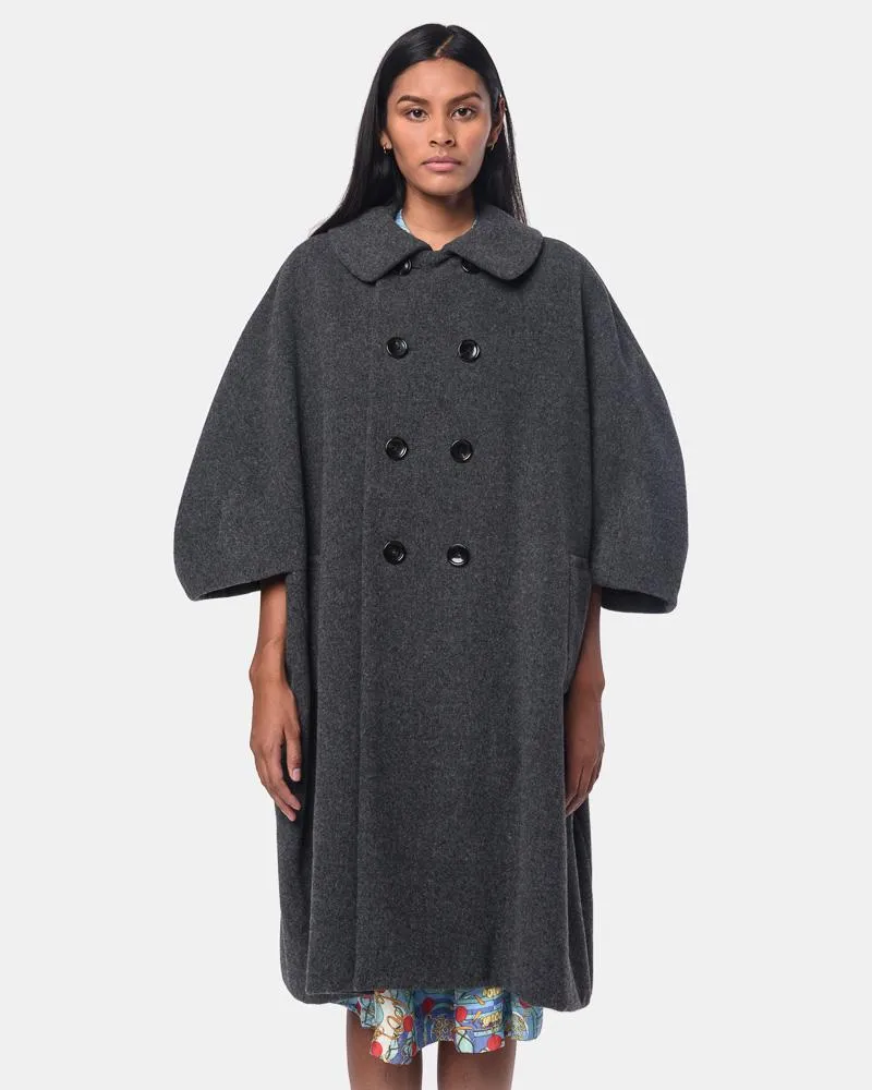 Wool Coat in Grey