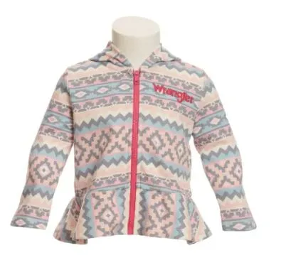 Wrangler Aztec Print Long Sleeve Hoodie