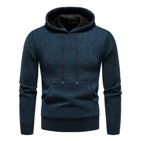 Xituodai New Autumn Winter Hoodies Men Fashion Hooded Sweatshirts Men Casual Knitted Pullovers Hooded Streetwear Solid Sports Sw